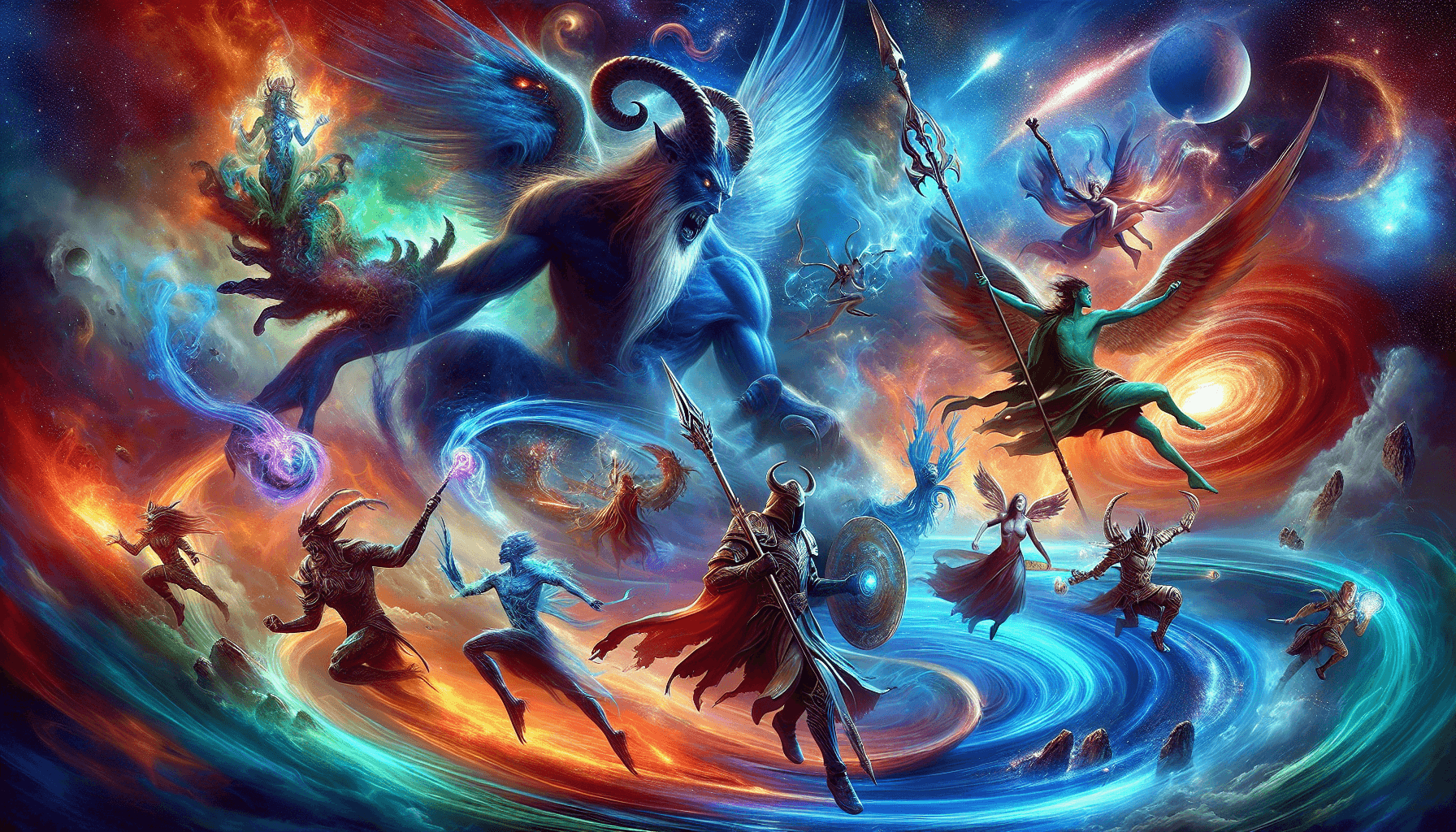 Mythical creature combat