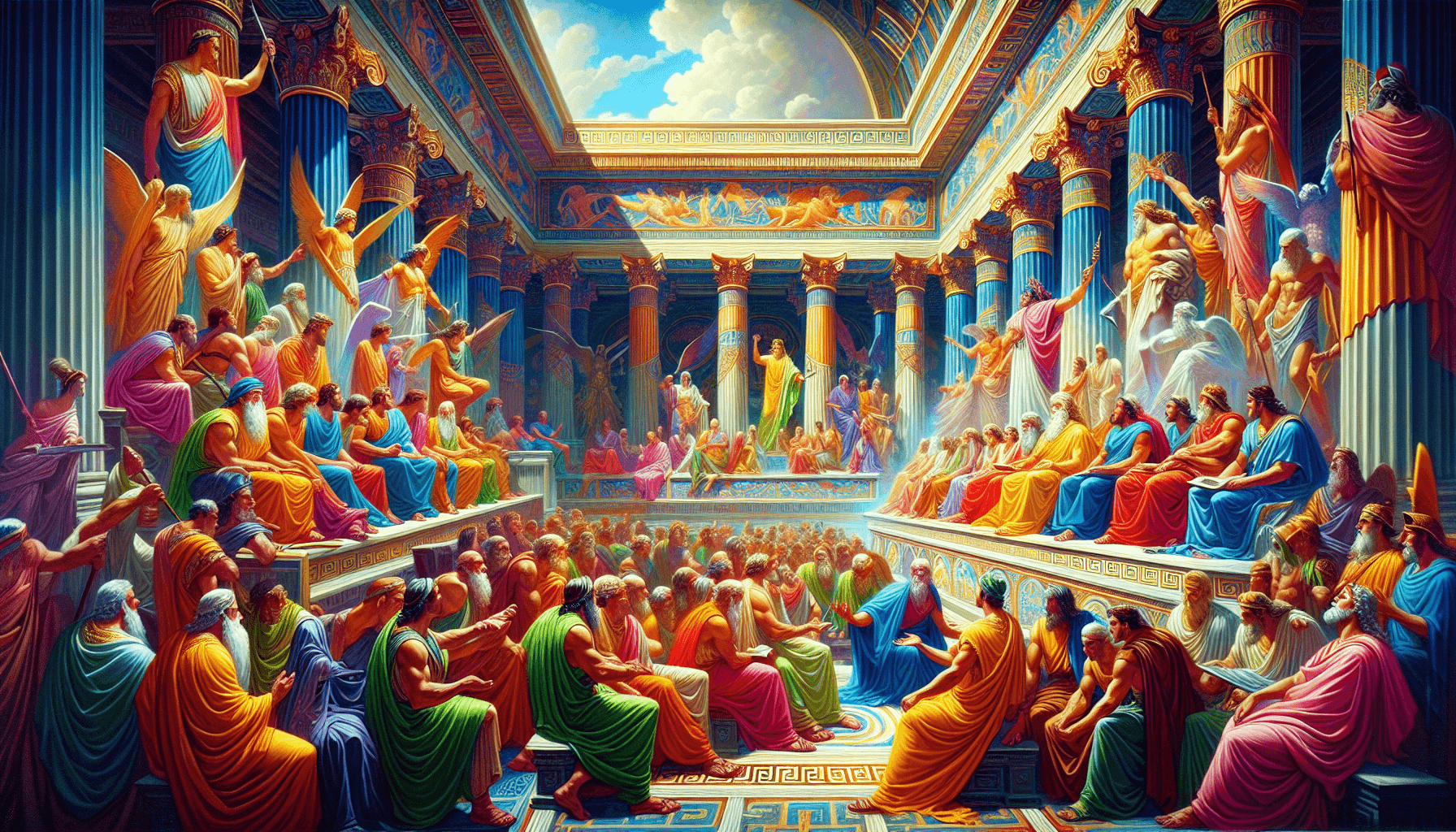Greek gods council