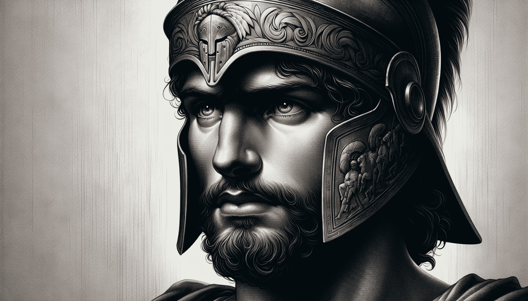 Hero face close-up